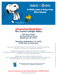 The Center For Lehigh Valley Blood Drive