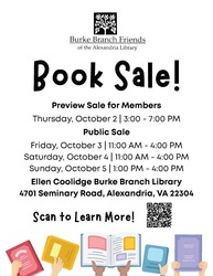 Burke Branch Friends--Fall 2025 Book Sale