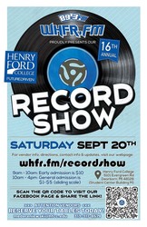 WHFR Record Show SEPT 20th 2025
