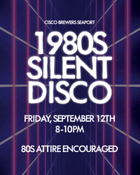 80's DANCE PARTY - Silent Disco at Cisco Seaport