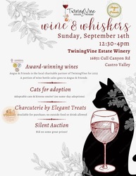 Wine & Whiskers Fundraising Event at TwiningVine Winery