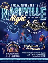 WEST OF THE MARK & LINE DANCING W/ JILLIAN LILLIAN at The Hawk!