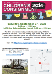 St. Andrew's Children's Fall Consignment Sale