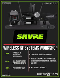 Shure RF Wireless Systems Workshop