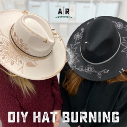 2 Hour Experience - Hat Burning Workshop at AR Workshop Hillsboro