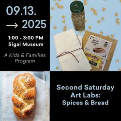 Second Saturday Art Labs – Spices & Bread