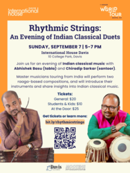 Rhythmic Strings: An Evening of Indian Classical Duets