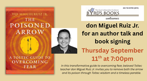 Author event with don Miguel Ruiz Jr. at Byrd's Books