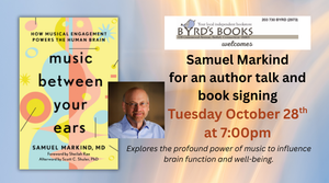 Launch of Music Between Your Ears by Samuel Markind at Byrd's Books