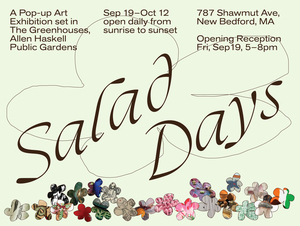 Salad Days: Art Exhibition in Haskell Garden's Greenhouses