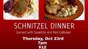 Schnitzel Dinner at Meriden Turner Halle