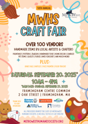 MetroWest Humane Society 18th Annual Craft Fair!!