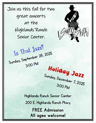 The Highlands Ranch Concert Band 18 Pc Jazz Big Band Swing Shift Presents: IS THAT JAZZ?