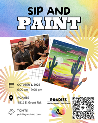 Dreamy Desert Paint and Sip at Roadies