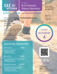 🌟 Join Us! 🌟 2nd Annual S.H.E. Strides 5K for Safety, Hope, and Empowerment 💜👟