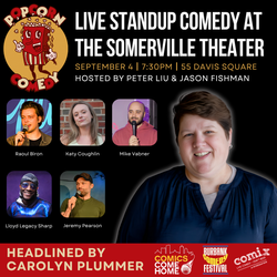 Popcorn Comedy with Carolyn Plummer (As Seen at TD Garden)