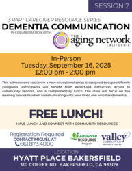 Caregiver Resource Series – Dementia Communication