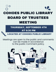 September Library Board of Trustees meeting
