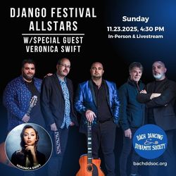 Django Festival Allstars w/Special Guest Veronica Swift