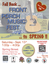 Spring Street's 6th Annual Front Porch Music Fest