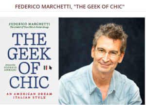 Join us in-store to celebrate the release of Federico Marchetti's memoir, The Geek of Chic
