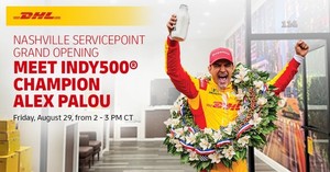 Alex Palou Nashville DHL ServicePoint Meet and Greet
