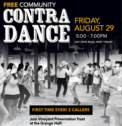 THE GRANGE HALL CONTRA DANCE! Friday 08/29/2025!