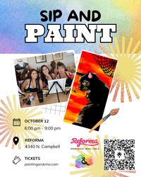 Black Cat Paint and Sip at Reforma