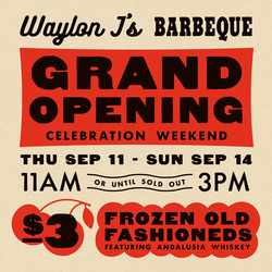Waylon J's Barbeque Smokin' Grand Opening Celebration