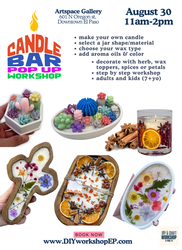 Candle Bar Pop Up Workshop