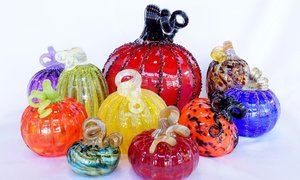 NW Glass Pumpkin Patches by Tacoma Glassblowing Studio