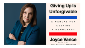 Joyce Vance - Giving Up Is Unforgivable