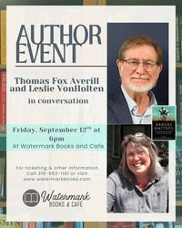 In Store Author event with Thomas Fox Averill and Leslie VonHolten