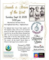 The Highlands Ranch Concert Band presents: Sounds and Stories of the West