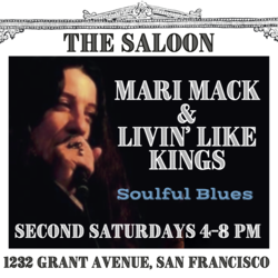 Mari Mack & Livin' Like Kings 4 - 8 pm at The Saloon