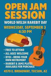 Open Jam Session - Welsh Rarebit Edition! @ Poppin' Off