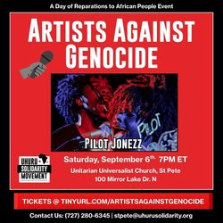 Artists Against Genocide:  A Day of Reparations to African People Event