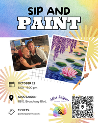 Water Lilies Paint and Sip in Downtown Tucson