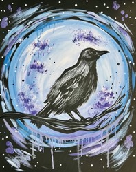 "Twilight Raven" In-Studio Paint Party!