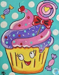 "Cupcake Dreams" In-Studio Paint Party!