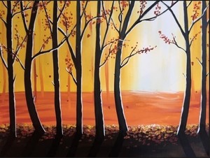 "Autumn View" In-Studio Paint Party!