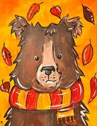 "Fall Bear" In-Studio Paint Party!