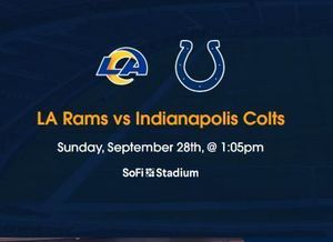 2025 LA Rams vs Indianapolis Colts Tickets