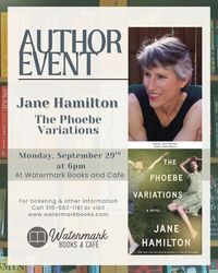 In Store Author event with Jane Hamilton