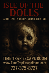 🎃👻 2025 Annual Halloween Escape Room 👻🎃 Isle of the Dolls!