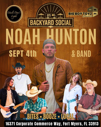 Rising Country Star Noah Hunton Takes the Stage at Backyard Social Sept. 4