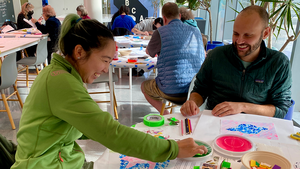 Free Art Workshop: Shape Stamps