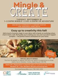 Mingle and Create: Succulent Pumpkins