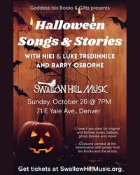 Halloween Songs and Stories with Niki & Luke Tredinnick and Barry Osborne
