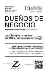 Duenos de Negocio/ Business Owners-Arizona